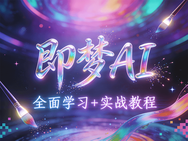 即梦AI-全面学习+实战教程,即梦AI一站式AI创作平台